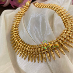 Gold Look Alike Kerala Mullai Mottu Neckpiece-G8717