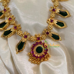 Traditional Kerala Palakka Pendant Neckpiece-G8712