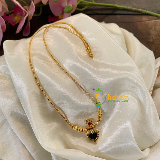 Traditional Kerala Palakka Pendant Neckpiece-G8708