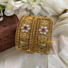 Premium AD Stone Bridal Bangle-Screw Type Bangles-G1812