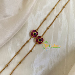 Precious Jadau Kundan Pendant Anklets-G10130