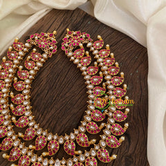 Precious 2 Layered Jadau Kundan Maanga Haram -J1193