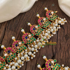 Precious Jadau Kundan High Neck Choker -J1179