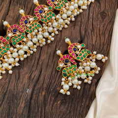 Precious Jadau Kundan High Neck Choker -J1179