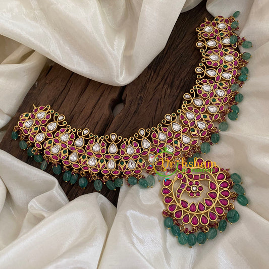 Precious Jadau Kundan Short Neckpiece -J1191