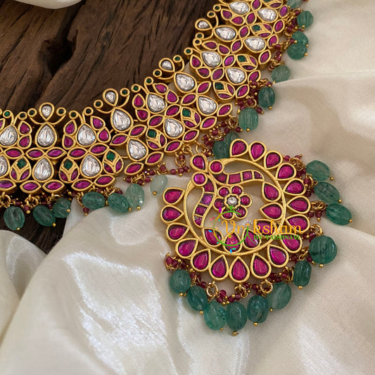 Precious Jadau Kundan Short Neckpiece -J1191