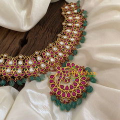 Precious Jadau Kundan Short Neckpiece -J1191