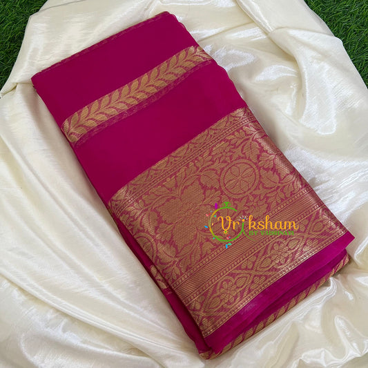 Pink Organza Silk Saree -Organza Kota Silk-VS428