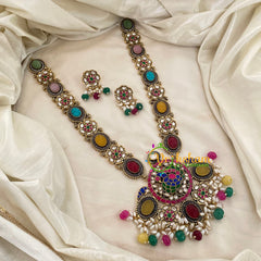 Navrathna Jadau Kundan Guttapusalu Neckpiece-J1125