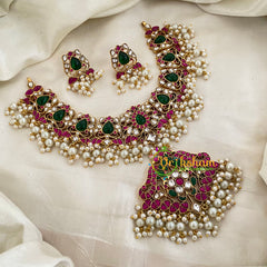 Precious Jadau Kundan Short Neckpiece -J1189