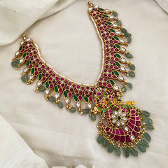 Precious Jadau Kundan Short Neckpiece -J1186