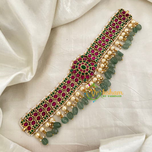 Precious Jadau Kundan High Neck Choker -J1181