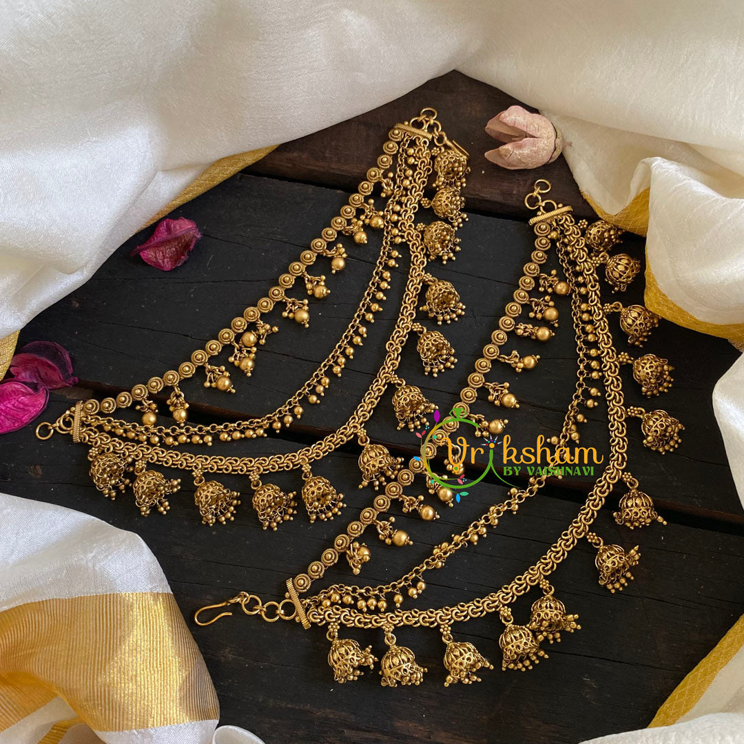 Jhumka ear chain - Ghungroo -G6097