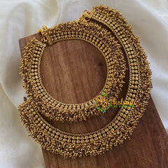 Premium Bridal Anklets-Cluster Ghungroo-G6165