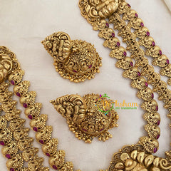 Premium Layered Lakshmi Haram with Mugappu-G5360