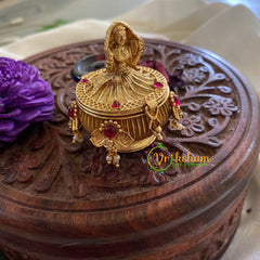 Gold Look Alike Bride Kumkum Box -G7634