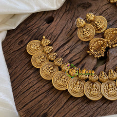 Lakshmi Coin Choker Short Neckpiece-G10302