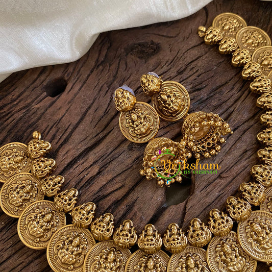 Lakshmi Coin Choker Short Neckpiece-G10302