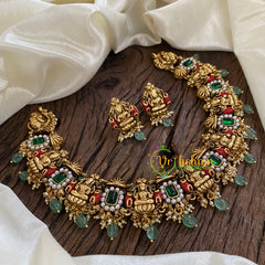 Premium Lakshmi Choker Short Neckpiece-G10296