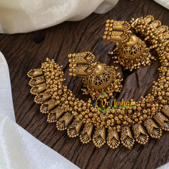 Cluster Ghungroo Choker Short Neckpiece-G10284