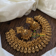 Cluster Ghungroo Choker Short Neckpiece-G10284