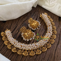 Cluster Pearl Choker Short Neckpiece-G10281