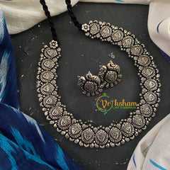 Kolhapuri Silver Durga Neckpiece –S441