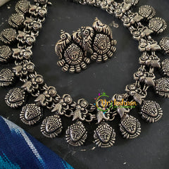 Kolhapuri Silver Neckpiece -Durga–S440