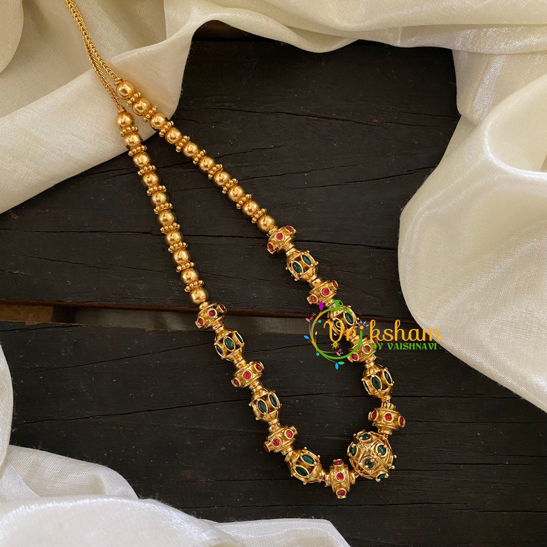 Gold Look Alike Short Neckpiece -G7818