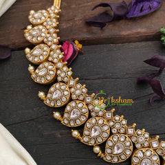 Precious Jadau Kundan Removable Pendant Neckpiece-J1029