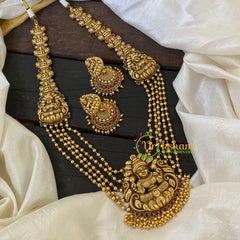 Premium Layered Lakshmi Pendant Haram-G6385