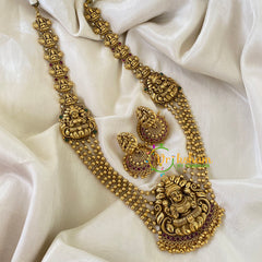 Premium Layered Lakshmi Pendant Haram-G6385