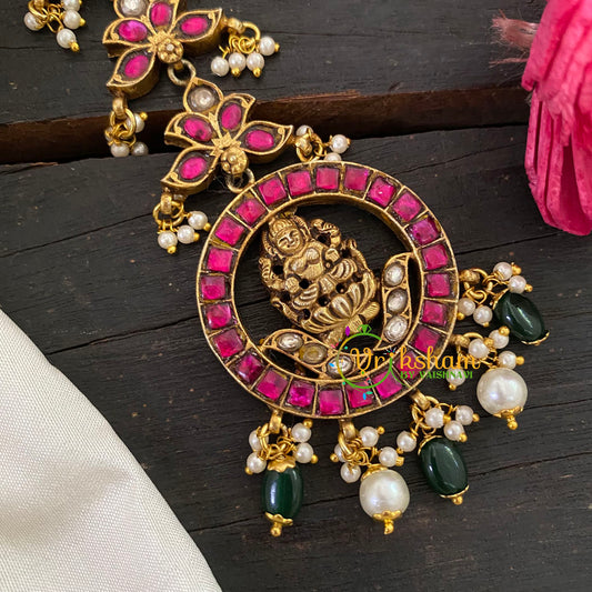 Precious  Jadau Kundan lakshmi Maang Tikka -j1049