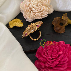 AD Stone Jumbo Statement Finger Ring -G8949