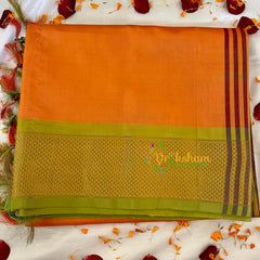 Orange yellow Chinnalampattu Saree-VS578