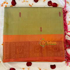 Elachi Green Chinnalampattu Saree-VS554