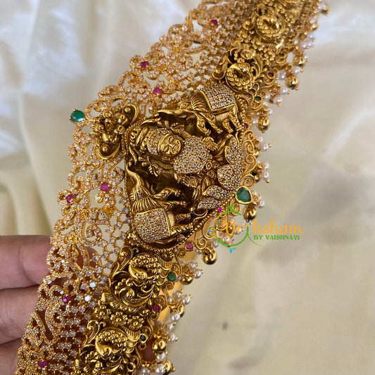 Premium AD Stone Bridal Lakshmi Hipbelt -G6737