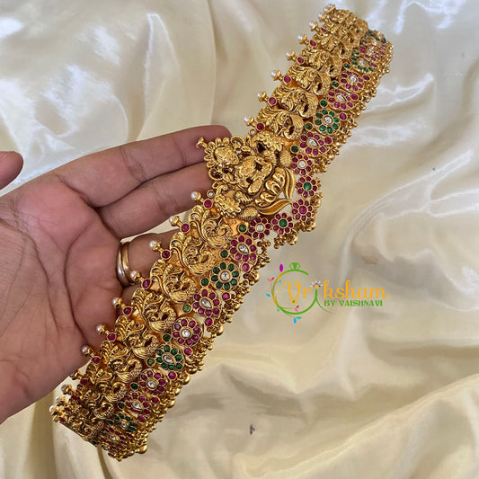 Premium Lakshmi AD Stone Bridal Hipbelt -G6734