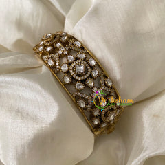 Victorian Diamond Bangles-White-VV681