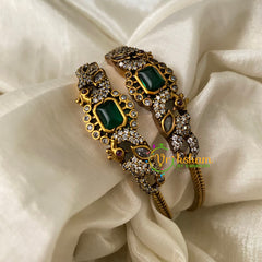 Victorian Diamond Bangles-Green-VV917