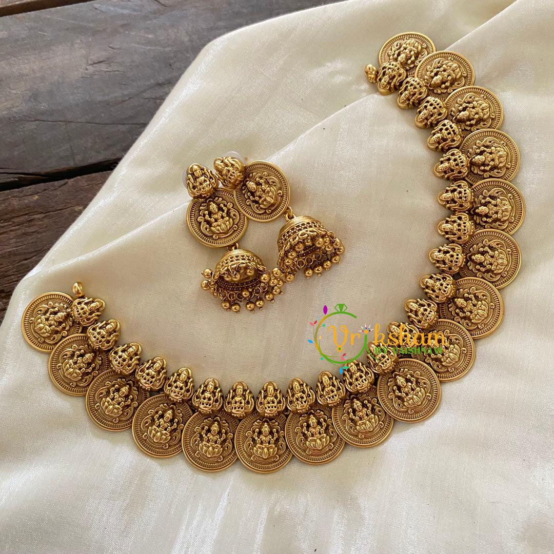 Premium Lakshmi Kaasu Choker- Coin Choker-G8012