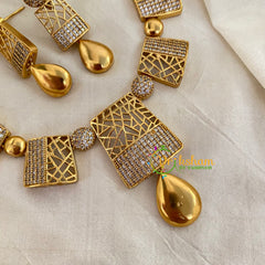 Fancy AD Stone Designer Neckpiece -G9041