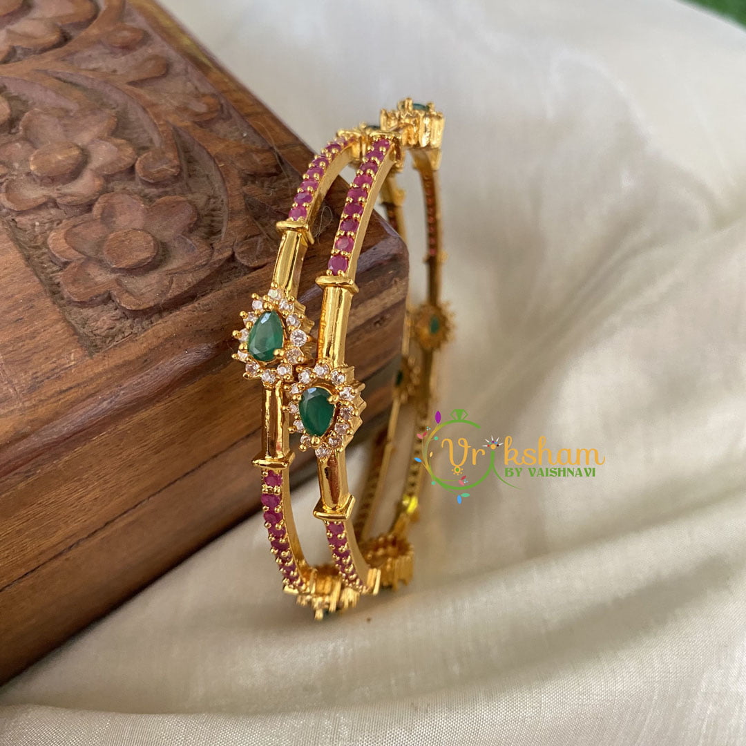 Premium AD Stone Bangles -G6826
