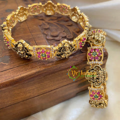 Festive Temple Bangles-Lakshmi-Green-G7890