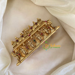 Gold Look Alike Temple Kumkum Box-Dasavathar -G9788