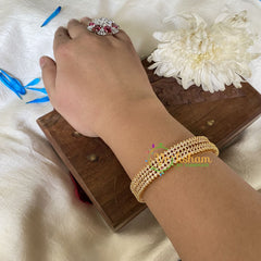 Premium AD Stone Bangles -G6821