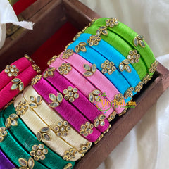 Return Gift Package -Silk Thread Bangles Set 7 -NV024