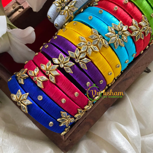 Return Gift Package -Silk Thread Bangles Set 8 -NV025