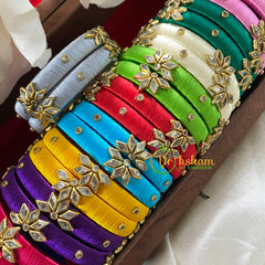 Return Gift Package -Silk Thread Bangles Set 8 -NV025