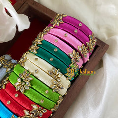 Return Gift Package -Silk Thread Bangles Set 8 -NV025